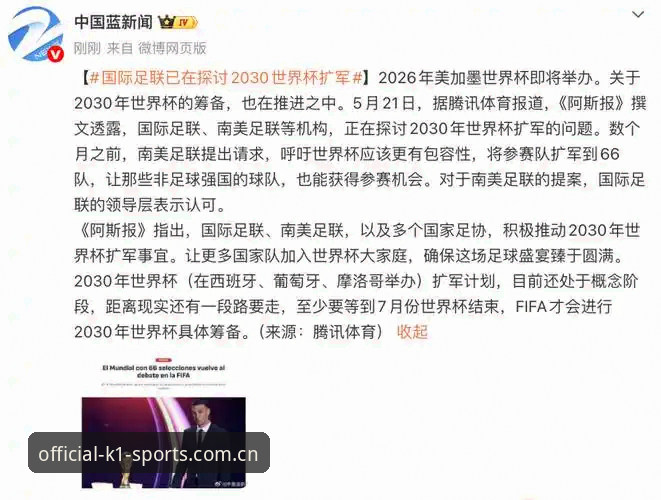 2030世界杯扩军66队深度评测：中国男足的“黄金机会”能否把握？